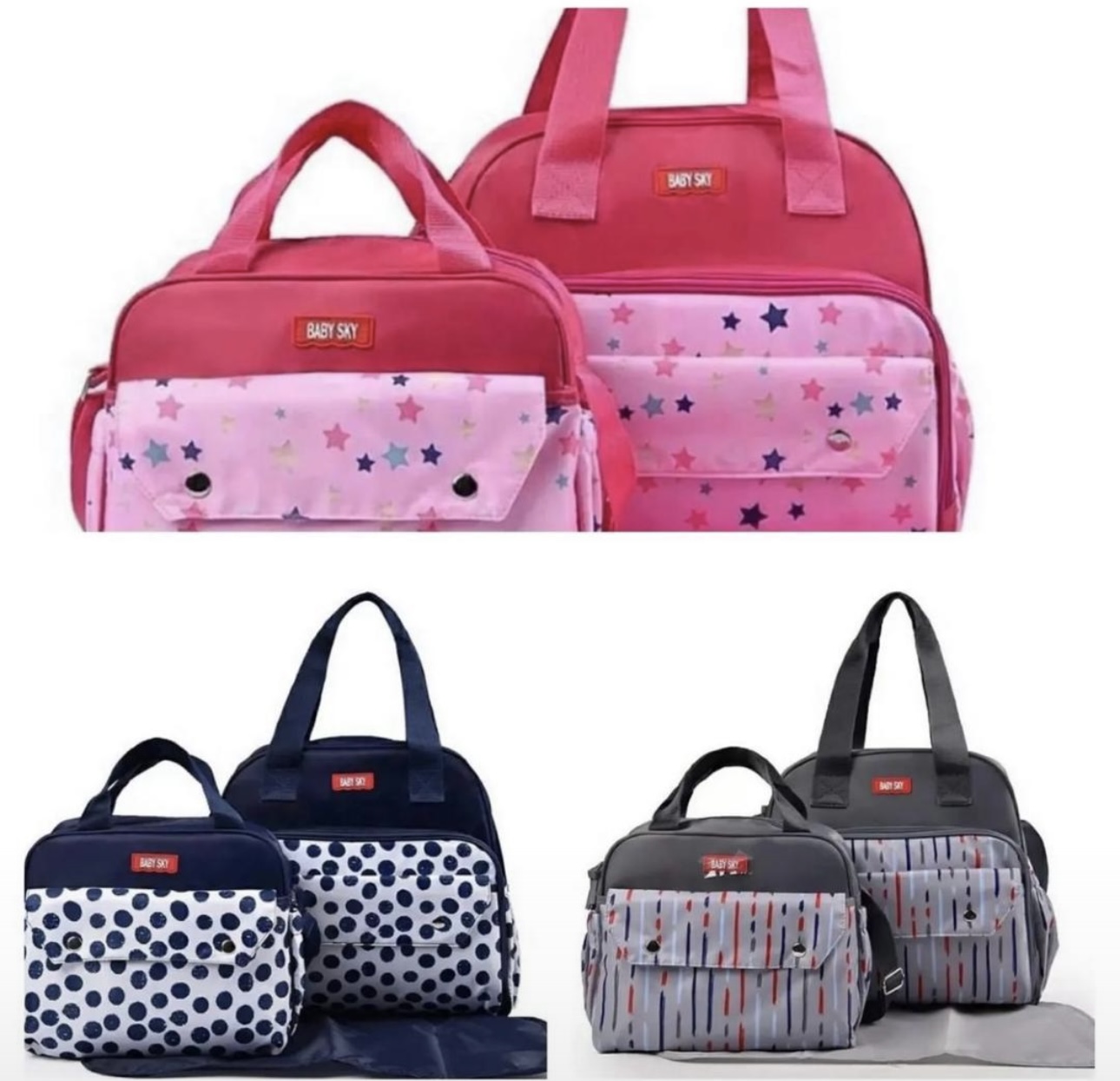 2pc diaper bags