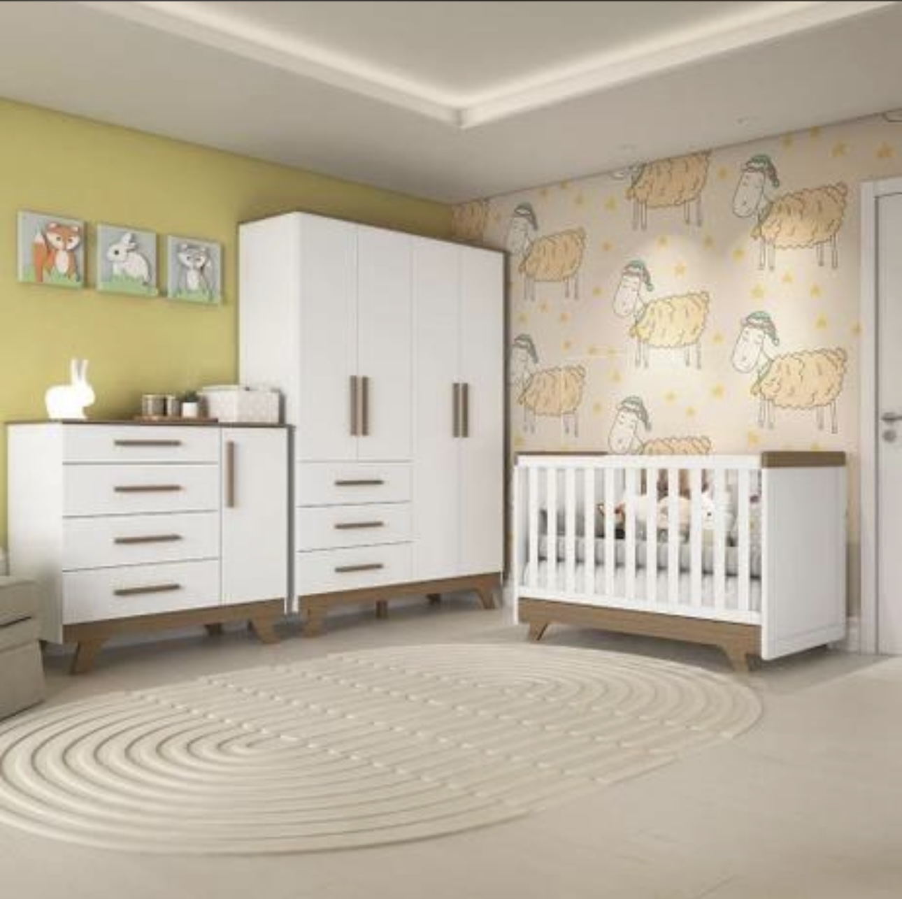 Baby bed and storage set