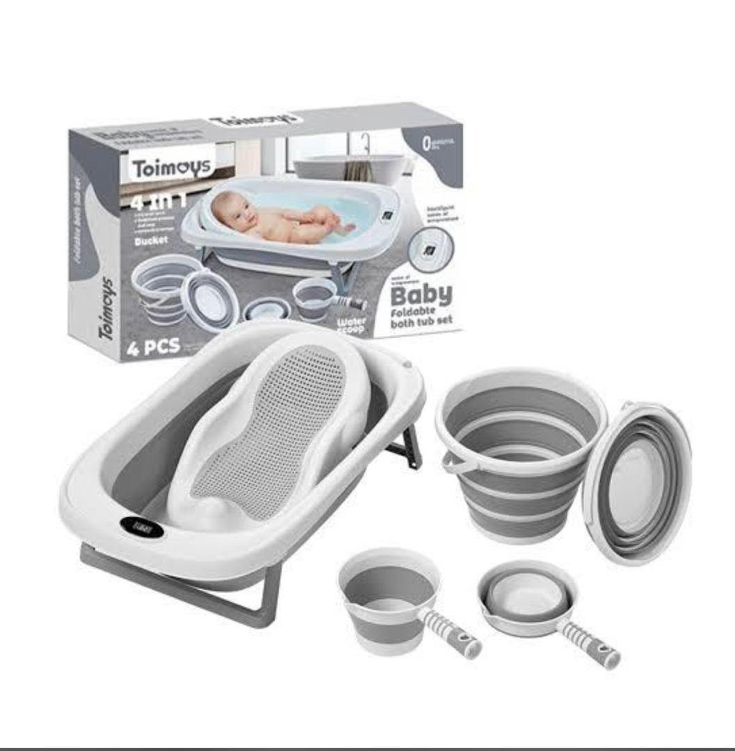 foldable bathtub set