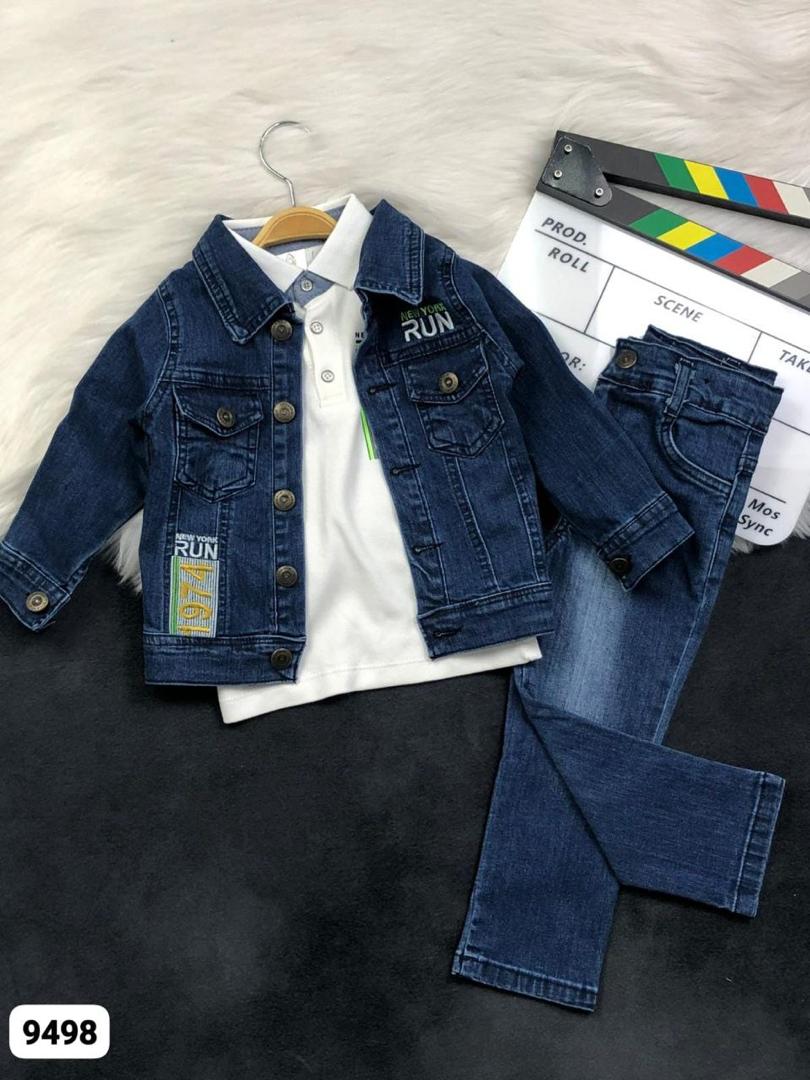 Fancy Denim 3pc set