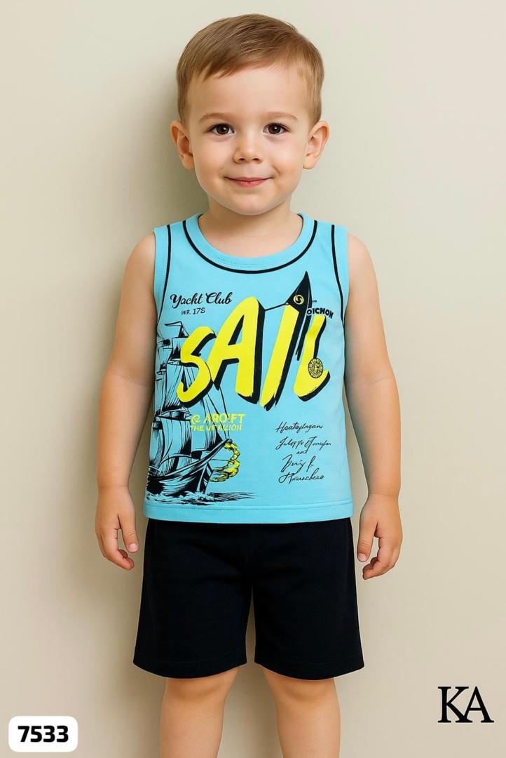 Sail boys casual 2 pc