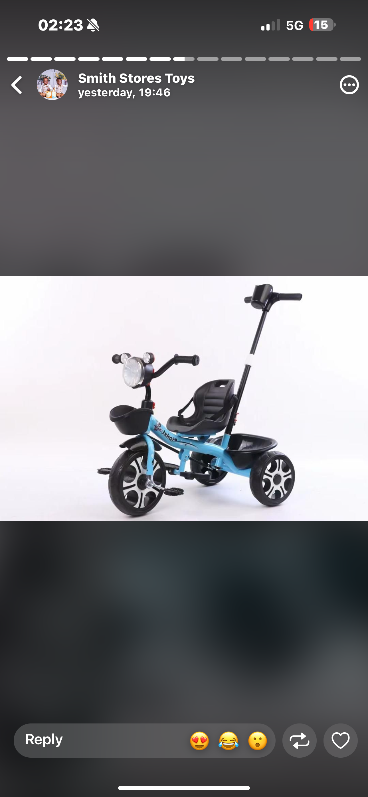 Kids tricycle